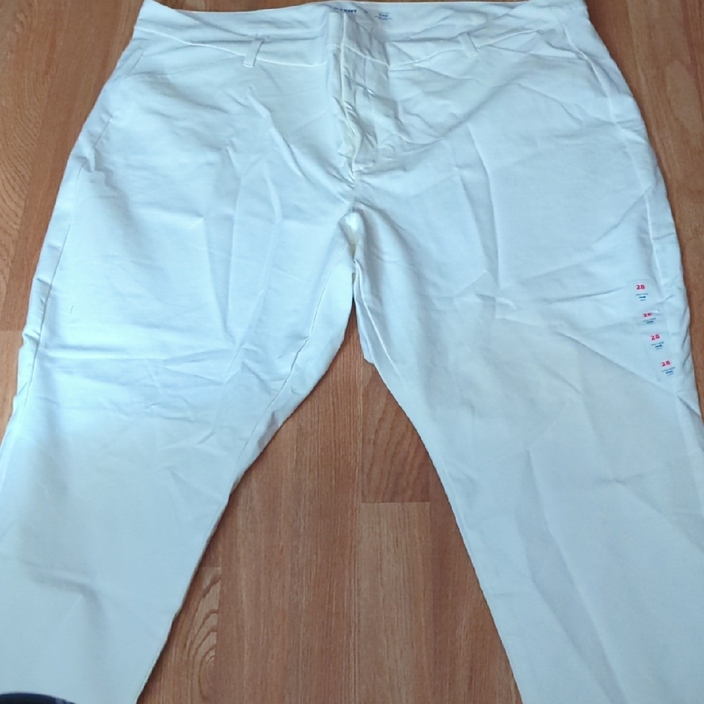 Old Navy Womens  White Chinos